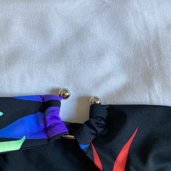 NWT bebe bikini 2 piece, tropical, size L - Picture 7 of 10